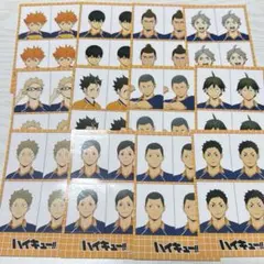 烏野高校 ハイキュー 証明写真風ステッカー