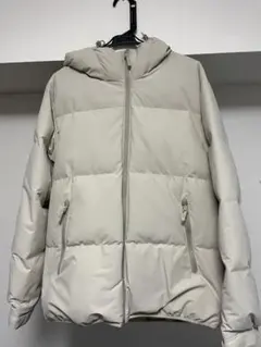 GU ヒートパデッドブルゾン ナチュラル L