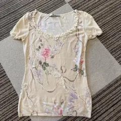 Blumarine 花柄 半袖カットソー レースのサムネイル