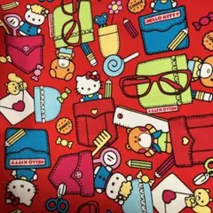 ハローキティ　生地　はぎれ　サンリオ　平成レトロ　廃盤