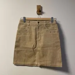 キッズサイズ　ベージュ スカート