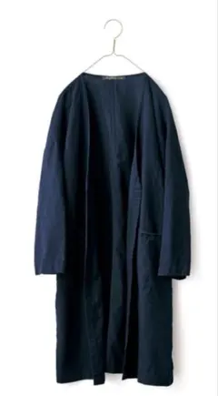 サニークラウズ　極薄コート Mサイズ　ネイビー