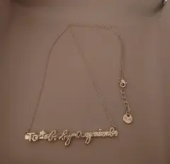 To b. by agnes b. ロゴネックレス ゴールドのサムネイル