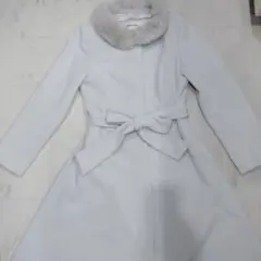 MISCH MASCH ホワイトロングコート 38