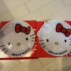 【未使用】非売品HELLO KITTY キャラクター食器 2枚セットキティちゃん