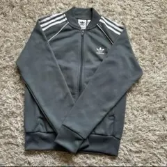 【希少】adidas グレー トラックジャケット
