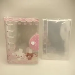 シュガーバニーズ A7 シール帳 クリアバインダー リフィル付　ラメ　グリッター