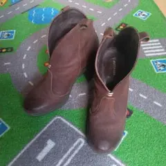 mulinsen 茶色 レザー ブーツ