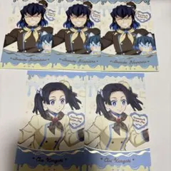鬼滅の刃 バレンタイン チョコ風カード 嘴平伊之助 神崎アオイ