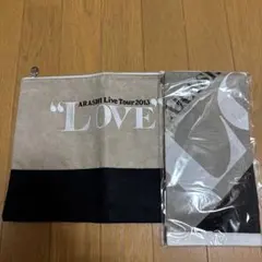 嵐　ARASHI Live Tour 2013 LOVE ポーチ　バンダナ