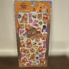 国内正規品！ディズニー プチドロップステッカー　プーさん