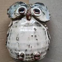 信楽焼ミミズク親子セット