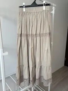 裾レースティアードスカート　サマンサモスモス SM2