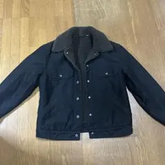 黒 フリースジャケット