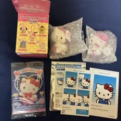 ハローキティ　シークレットチャーム　ウエハースカード　証明写真風スマロイド