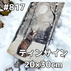 ティンサイン　看板（ブリキ製）　ポスター　映画　音楽　クリスマス　月　猫