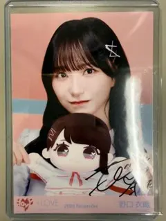 ナ*グ様 野口衣織 直筆サイン入り 生写真 ヨリ モーリーファンタジー イコラブ