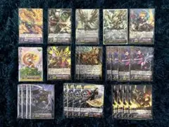 ヴァンガードカード 封竜解放 なるかみ25枚まとめ売りライジング•フェニックス他