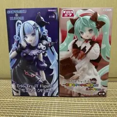 初音ミク　フィギュアセット（雪ミク×クロミ、初音ミク×チロルチョコ）