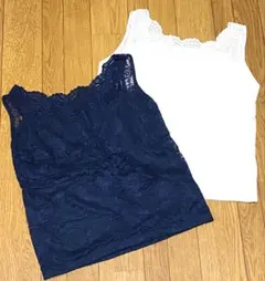 レースキャミソール 2枚セット ロペピクニック