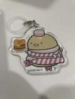とんかつ アクリルキーホルダー　サンエックスパラダイス
