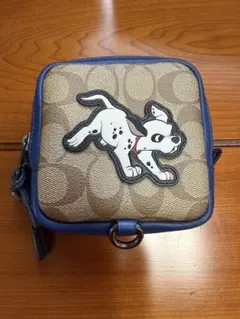 COACH コーチ×ディズニー コラボ 101匹わんちゃん ポーチ シグネチャー