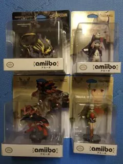 モンスターハンターライズ　マガイマガド　4体セット　アミーボ　amiibo