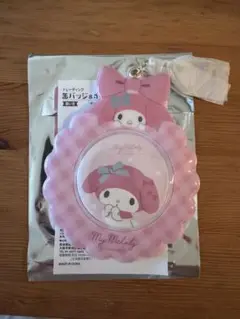 新品　サンリオキャラクターズ　缶バッジ＆ホルダーセット　マイメロディ