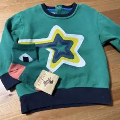 PETIT BATEAU 星形プリント トレーナー