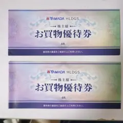 YAMADA お買物優待券 8枚セット