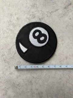 アイロンワッペン☆ビリヤード　エイトボール　アメカジ古着ストリート