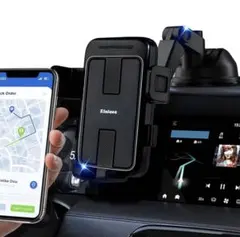 【令和8年NEWモデル】Elnicee 車載スマホホルダー 吸盤式 角度調整可能のサムネイル