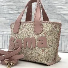 未使用級　希少　サマンサタバサ　ハローキティ50周年コラボ 2wayハンドバッグ