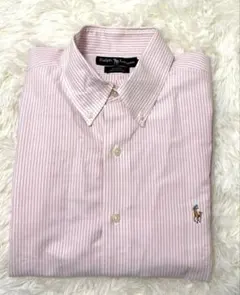 【Ralph Lauren】ポロ ラルフローレン 半袖 ボタンダウンシャツ　L