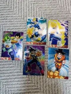 ドラゴンボールカード　コレクションカード　レトロ　5枚セット