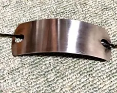 大ぶりシルバーバレッタ 約11cm x 4cm