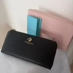 未使用に近い　サマンサタバサ　ブラック　長財布