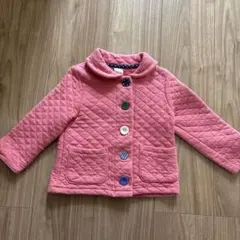 petit mainピンク キルティングジャケット