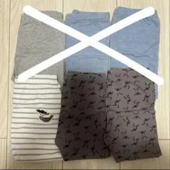 ユニクロ レギンス 7分丈 3点まとめ売り 90cm