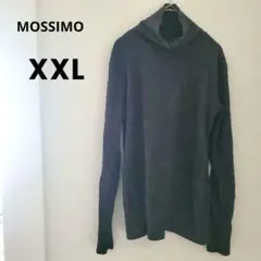 タートルネックセーター【XXL】 ダークグレー シンプル MOSSIMO