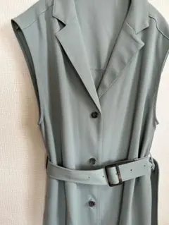 AZUL by moussy トレンチジレワンピース ベルト付き