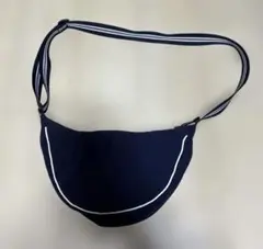 【UNIQLO】ラウンドミニショルダーバッグ　ネイビー