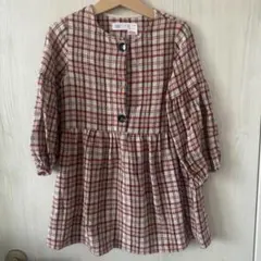 ZARA チェック柄 ワンピース 110cm