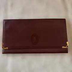 【美品】カルティエ クラッチバッグ マストライン レザー ボルドー