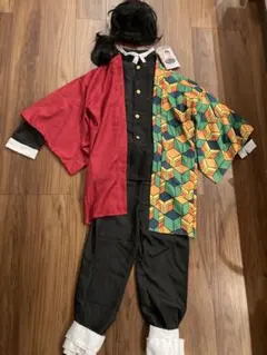 鬼滅の刃　冨岡義勇　コスプレ衣装　Mサイズ　ウィッグ付