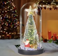 LEDライト付き卓上クリスマスツリー