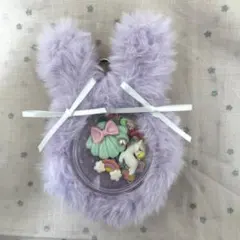 ハンドメイドキーホルダー もこもこ