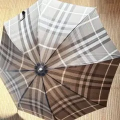 BURBERRY バーバリー　ノバチェック　グレー　晴雨兼用日傘　小傘