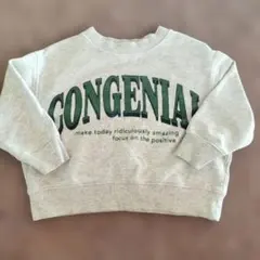 CONGENIAL グレー スウェットトレーナー