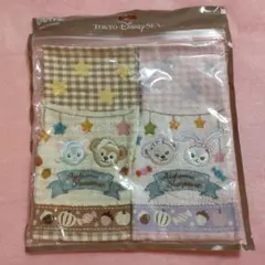 ダッフィーアンドフレンズ オータムスリープオーバー ミニタオル セット